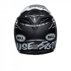 BELL - CASCO MOTOCROSS MOTO-9S FLEX FASTHOUSE FLEX CREW NERO/BIANCO/ROSSO