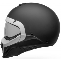 BELL - CASCO MOTO INTEGRALE BROOZER CRANIUM NERO OPACO/BIANCO