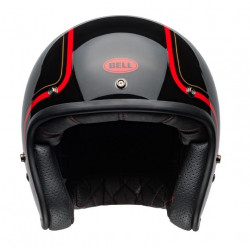 BELL - CASCO MOTO JET CUSTOM 500 CHIEF - NERO/ROSSO