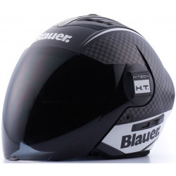 BLAUER HT - CASCO MOTO JET REAL GRAFICA B NERO OPACO/BIANCO