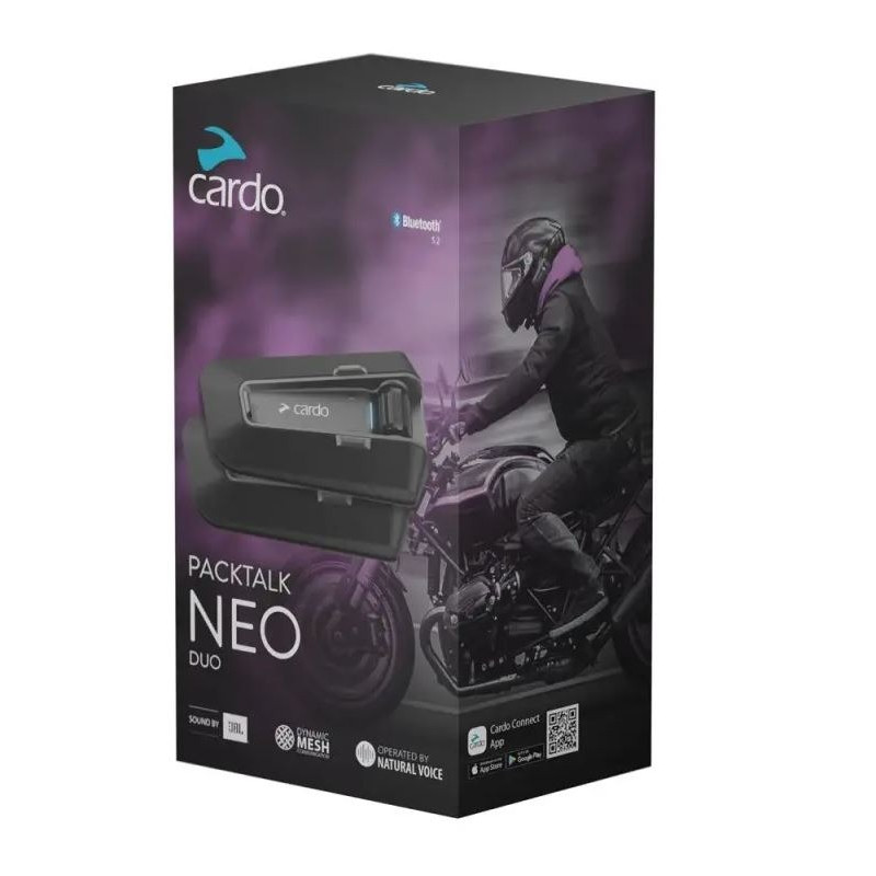 CARDO - INTERFONO CASCO MOTO DOPPIO PACKTALK NEO