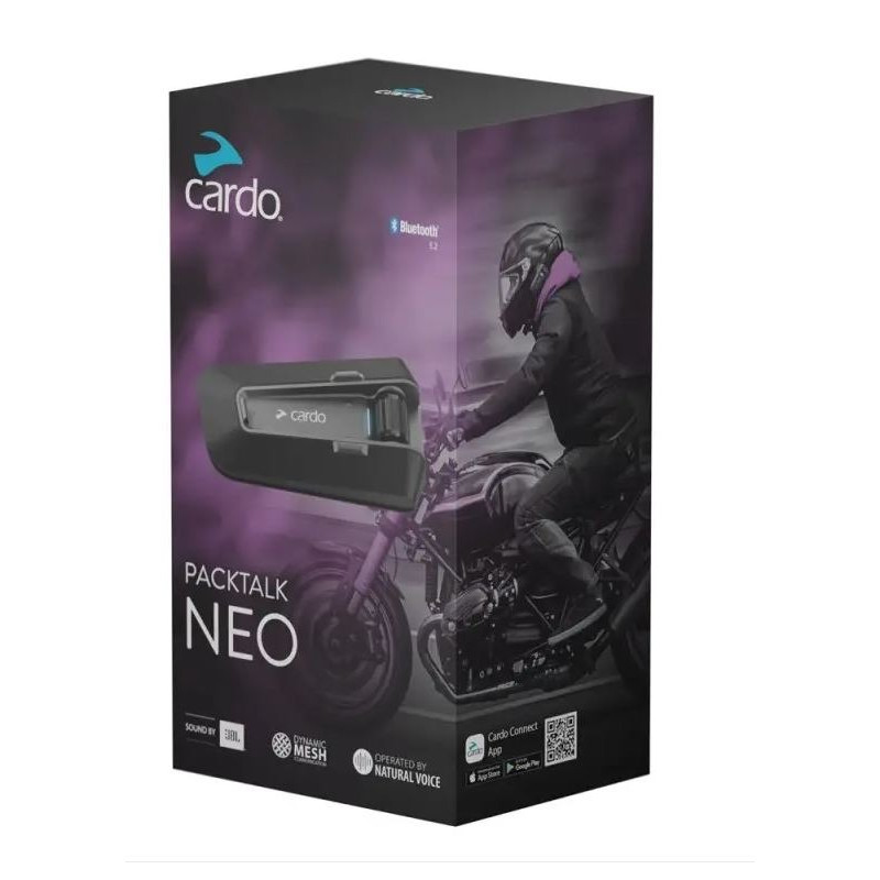 CARDO - INTERFONO CASCO MOTO SINGOLO PACKTALK NEO