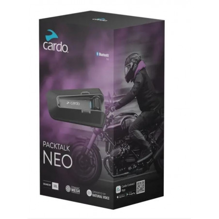 CARDO - INTERFONO CASCO MOTO SINGOLO PACKTALK NEO