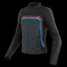 DAINESE - GIACCA MOTO IN PELLE DONNA LOLA 3 LADY NERO/BLU/ROSSO
