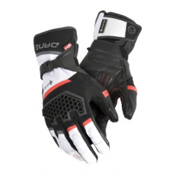 DANE - GUANTI MOTO ESTIVI ODIN GORE-TEX GRIGIO/NERO/ROSSO