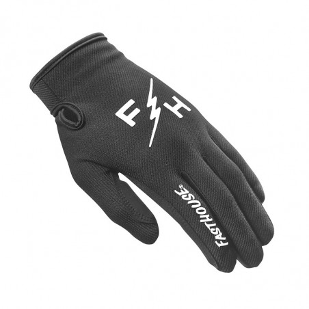 FASTHOUSE - GUANTI MOTOCROSS CARBON ETERNAL 24.1 - NERO/NERO