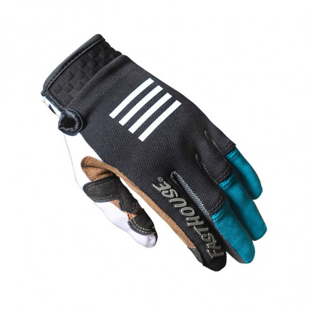 FASTHOUSE - GUANTI MOTOCROSS GRINDHOUSE SPEED STYLE 24.1 - NERO/BIANCO/AZZURRO
