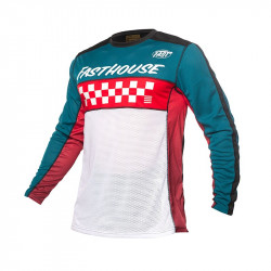 FASTHOUSE - MAGLIA MOTOCROSS GRINDHOUSE WAYPOINT 24.1 AZZURRO/ROSSO/BIANCO