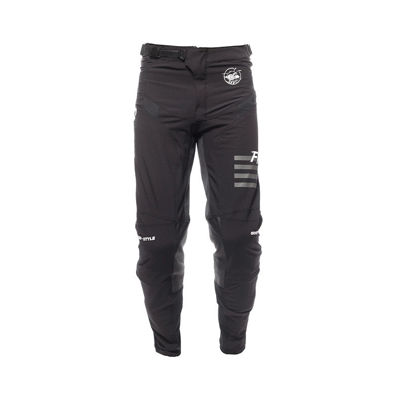 FASTHOUSE - PANTALONI MOTOCROSS ELROD 24.1 NERO/BIANCO