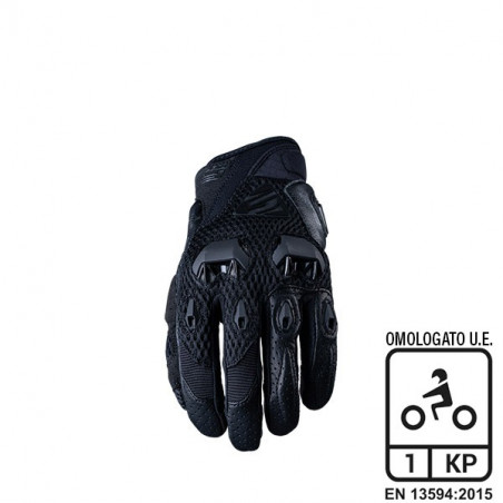 FIVE - GUANTI MOTO ESTIVI STUNT EVO AIRFLOW - NERO