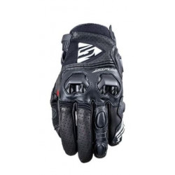 FIVE - GUANTI MOTO IN PELLE SF2 NERO/BIANCO