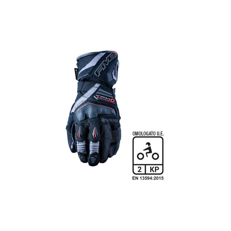 FIVE - GUANTI MOTO TOURING TFX1 GTX NERO/GRIGIO FIVE - GUANTI MOTO TOURING TFX1 GTX NERO/GRIGIO