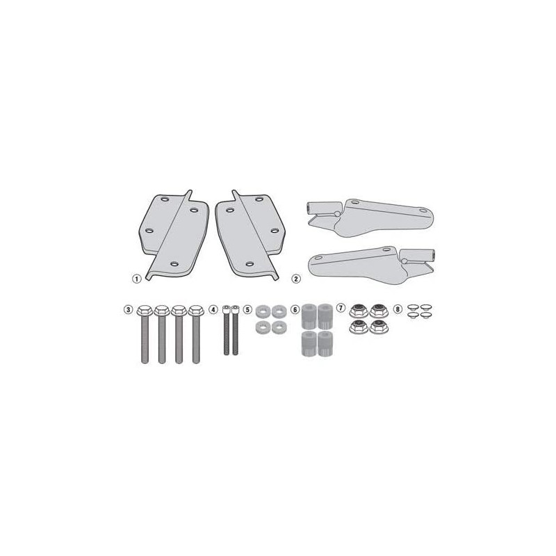 GIVI - ATTACCO POSTERIORE SPECIFICO PER BAULETTO HONDA AFRICA TWIN CRF1000L 16-17 SR1144