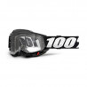100% - MASCHERINA MOTOCROSS ACCURI 2 - LENTE TRASPARENTE - NERO