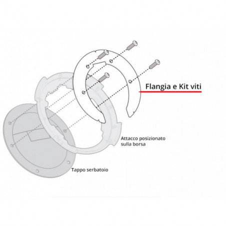 GIVI - FLANGIA PER BORSE SERBATOIO TANKLOCK BF03