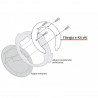 GIVI - FLANGIA PER BORSE SERBATOIO TANKLOCK BF03