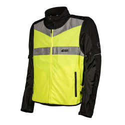 GIVI - GILET AD ALTA VISIBILITA' NORMA CEE EN1 TREKKER VEST VEST02 - GIALLO FLUO