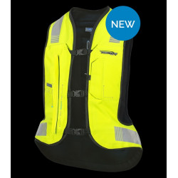 HELITE - GILET MOTO AIRBAG E-TURTLE HI VIS - GIALLO FLUO