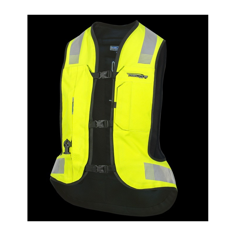 HELITE - GILET MOTO AIRBAG TURTLE 2 HV - GIALLO FLUO