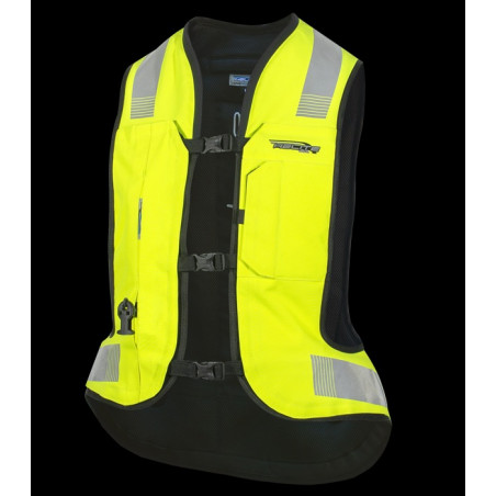 HELITE - GILET MOTO AIRBAG TURTLE 2 HV - GIALLO FLUO