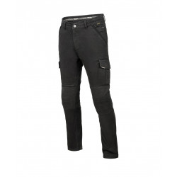 HEVIK - JEANS TECNICO MOTO HARBOUR CARGO NERO
