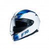 HJC - CASCO MOTO INTEGRALE F70 MAGO MC2SF BIANCO/BLU