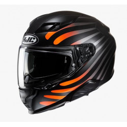 HJC - CASCO MOTO INTEGRALE F71 ZEN MC7SF NERO OPACO/ARANCIONE