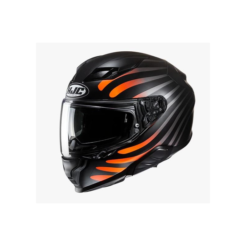 HJC - CASCO MOTO INTEGRALE F71 ZEN MC7SF NERO OPACO/ARANCIONE