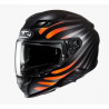 HJC - CASCO MOTO INTEGRALE F71 ZEN MC7SF NERO OPACO/ARANCIONE