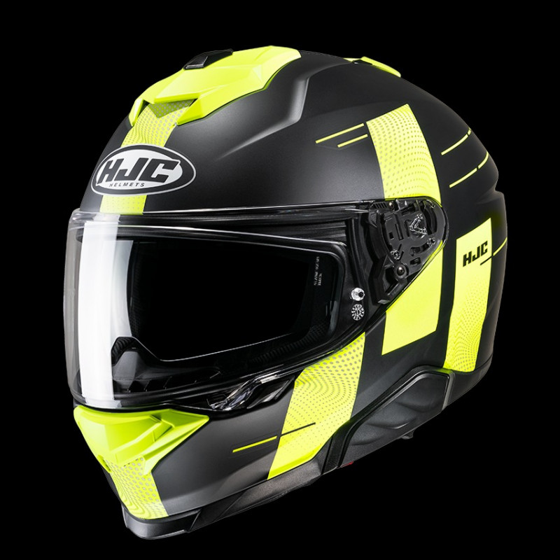 HJC - CASCO MOTO INTEGRALE i71 PEKA MC3HSF NERO/GIALLO FLUO HJC - CASCO MOTO INTEGRALE i71 PEKA MC3HSF NERO/GIALLO FLUO
