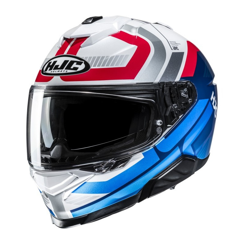HJC - CASCO MOTO INTEGRALE i71 VIZ MC21 - BIANCO/ROSSO/BLU HJC - CASCO MOTO INTEGRALE i71 VIZ MC21 - BIANCO/ROSSO/BLU