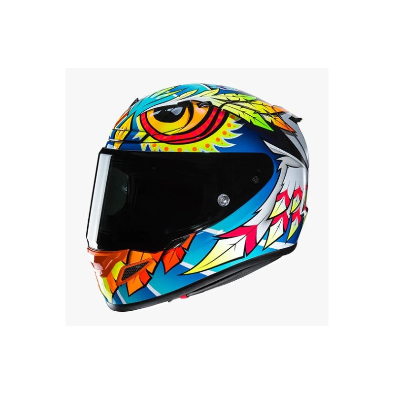 HJC - CASCO MOTO INTEGRALE RPHA 12 SPASSO MC3H BLU/ROSSO/GIALLO/ARANCIONE