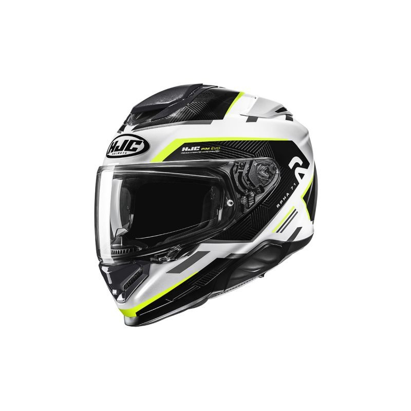 HJC - CASCO MOTO INTEGRALE RPHA 71 ELLON MC3H - NERO/BIANCO/GIALLO FLUO