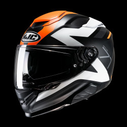 HJC - CASCO MOTO INTEGRALE RPHA71 PINNA MC7SF NERO/BIANCO/ARANCIONE