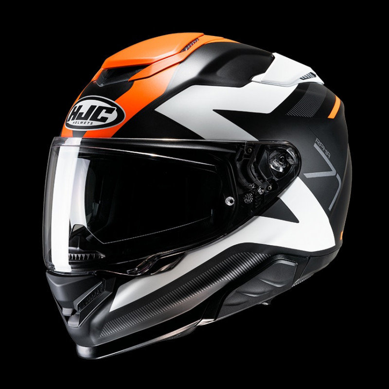 HJC - CASCO MOTO INTEGRALE RPHA71 PINNA MC7SF NERO/BIANCO/ARANCIONE HJC - CASCO MOTO INTEGRALE RPHA71 PINNA MC7SF NERO/BIANCO/ARANCIONE