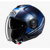 HJC - CASCO MOTO JET I40N DOVA MC2SF GRIGIO/ BLU OPACO