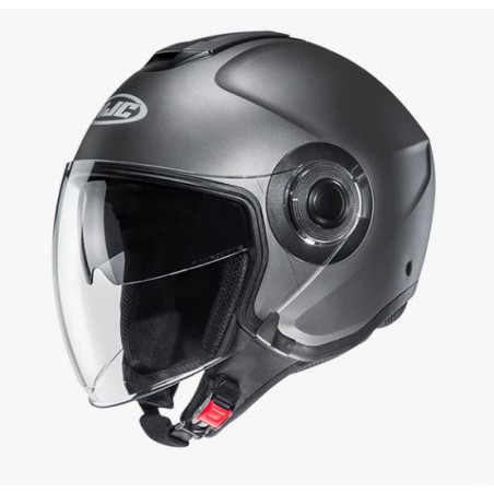 HJC - CASCO MOTO JET I40N GRIGIO TITANIO OPACO