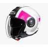 HJC - CASCO MOTO JET I40N PYLE MC8 BIANCO/ROSA