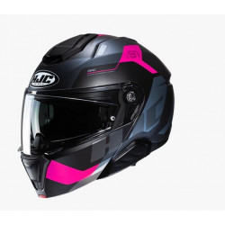 HJC - CASCO MOTO MODULARE i91 CARST MC8SF NERO OPACO/ROSA