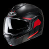 HJC - CASCO MOTO MODULARE REVERSIBILE i100 BEIS MC1SF NERO OPACO/ROSSO