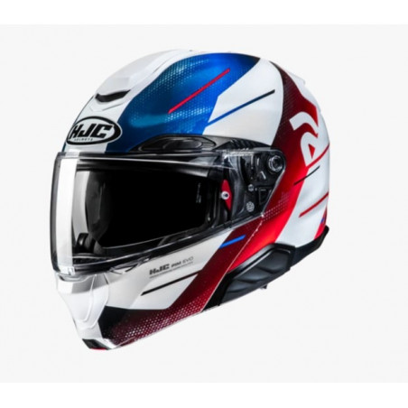HJC - CASCO MOTO MODULARE RPHA 91 BLAT MC21 - BIANCO/ROSSO/BLU