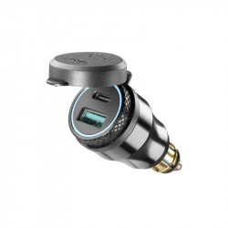 INTERPHONE - ADATTATORE PRESA DIN MOTO USB + TYPE C