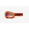 100% - MASCHERINA MOTOCROSS STRATA 2 YOUTH LENTE SPECCHIATA ORO 461251 - ARANCIONE