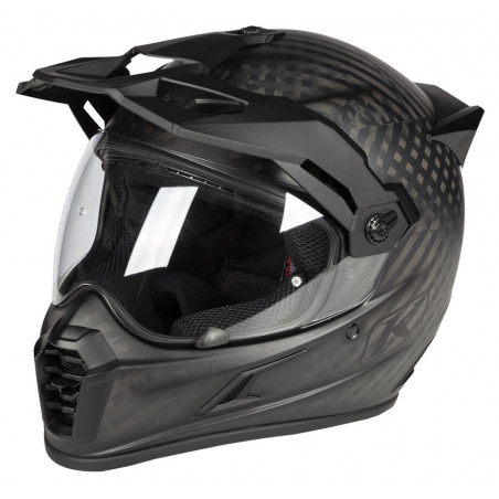 KLIM - CASCO MOTO ADVENTURE KRIOS PRO CARBONIO OPACO