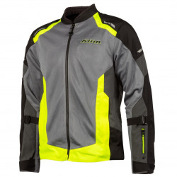 KLIM - GIACCA MOTO ESTIVA INDUCTION GRIGIO/GIALLO FLUO
