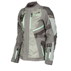 KLIM - GIACCA MOTO TOURING DONNA ARTEMIS GORE-TEX GRIGIO/AZZURRO
