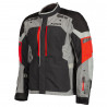KLIM - GIACCA MOTO TOURING GORE-TEX LATITUDE NERO/GRIGIO/ROSSO