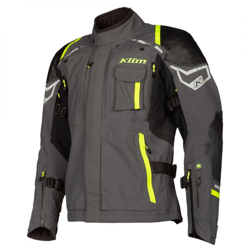 KLIM - GIACCA MOTO TOURING KODIAK GORE-TEX PRO 2023 NERO/GIALLO FLUO KLIM - GIACCA MOTO TOURING KODIAK GORE-TEX PRO 2023 NERO/GIALLO FLUO