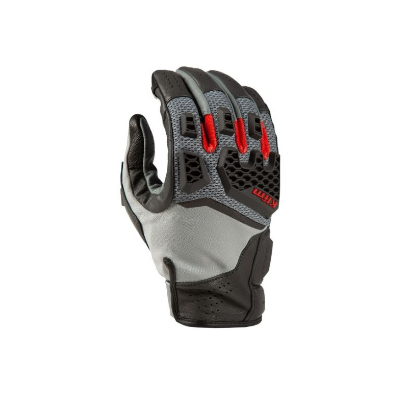 KLIM - GUANTI MOTO ESTIVI BAJA S4 GRIGIO/ROSSO