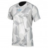 KLIM - MAGLIA MANICHE CORTE INTIMA TECNICA ESTIVA AGGRESSOR COOL -1.0 GRIGIO CHIARO/BLU